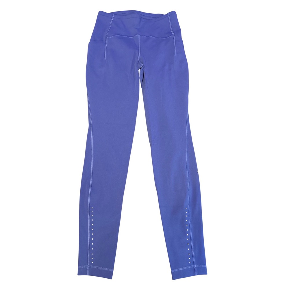 Lululemon Womens Blue High Rise Athletic Leggings Size 6‎